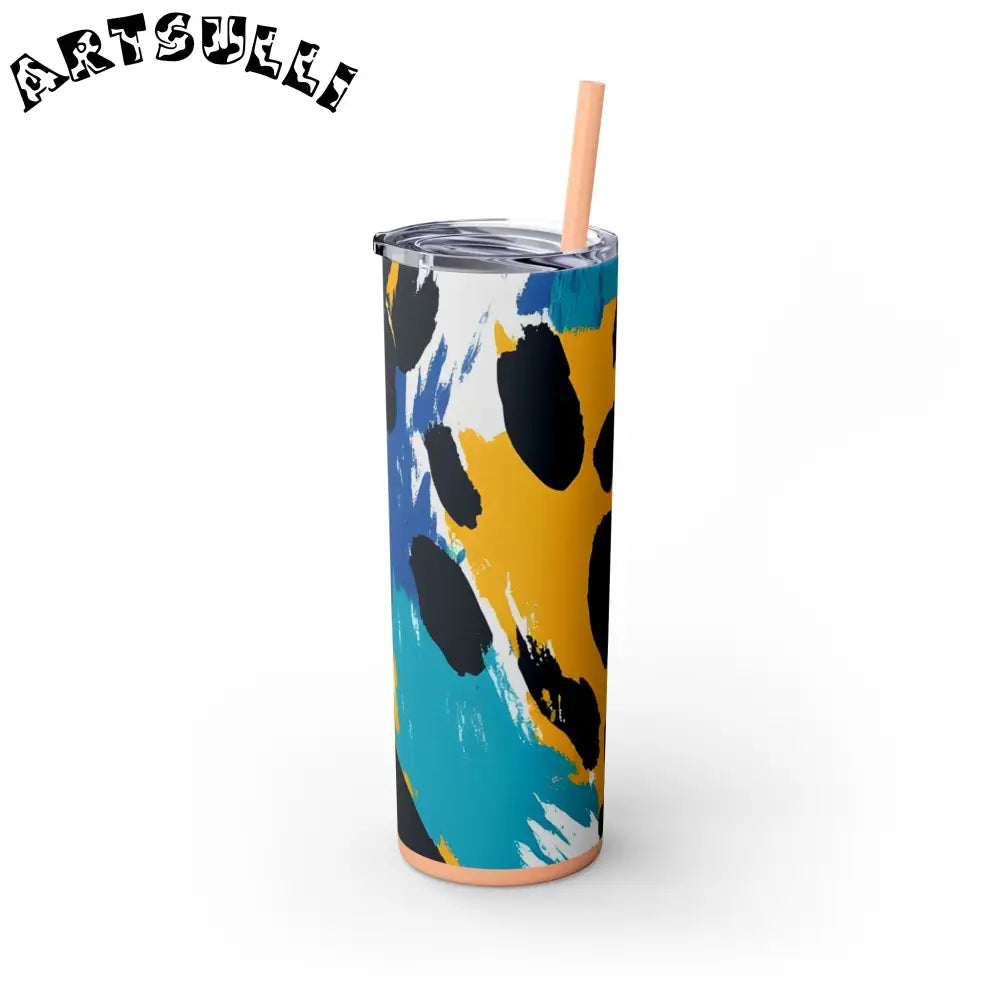 Maars Abstract Personalized Skinny Tumbler, Artsulli - Art is Long, Life is Short, Mug, , , , , , , 
