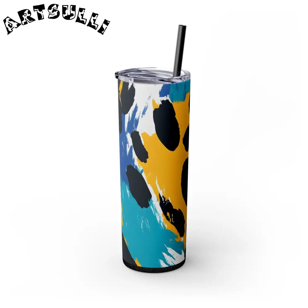 Maars Abstract Personalized Skinny Tumbler, Artsulli - Art is Long, Life is Short, Mug, , , , , , , 