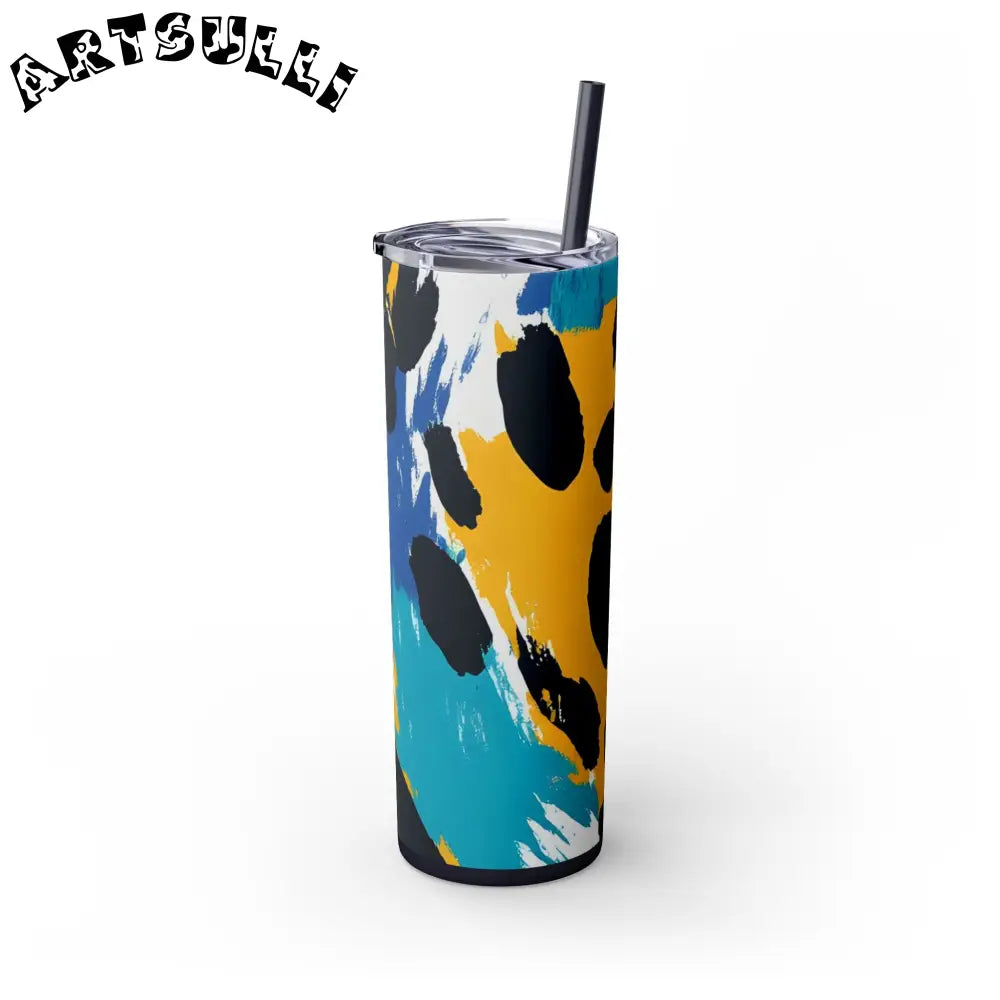 Maars Abstract Personalized Skinny Tumbler, Artsulli - Art is Long, Life is Short, Mug, , , , , , , 