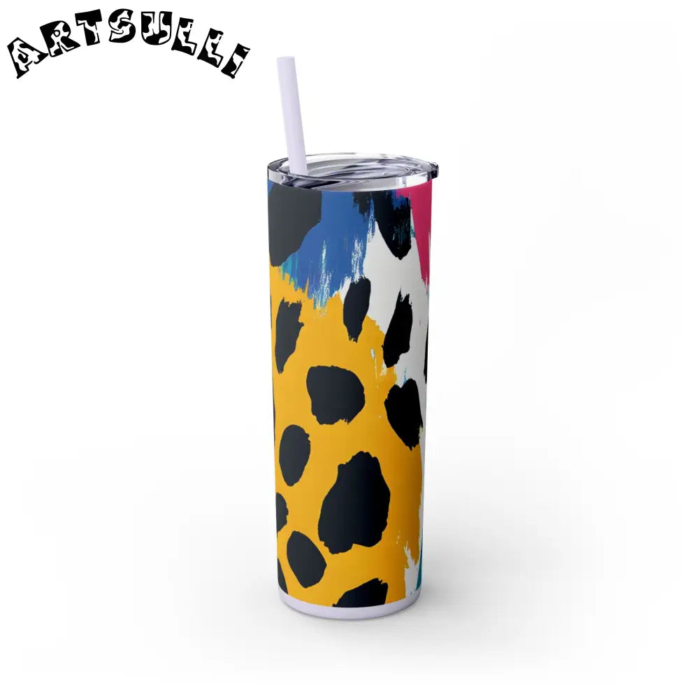 Maars Abstract Personalized Skinny Tumbler, Artsulli - Art is Long, Life is Short, Mug, , , , , , , 