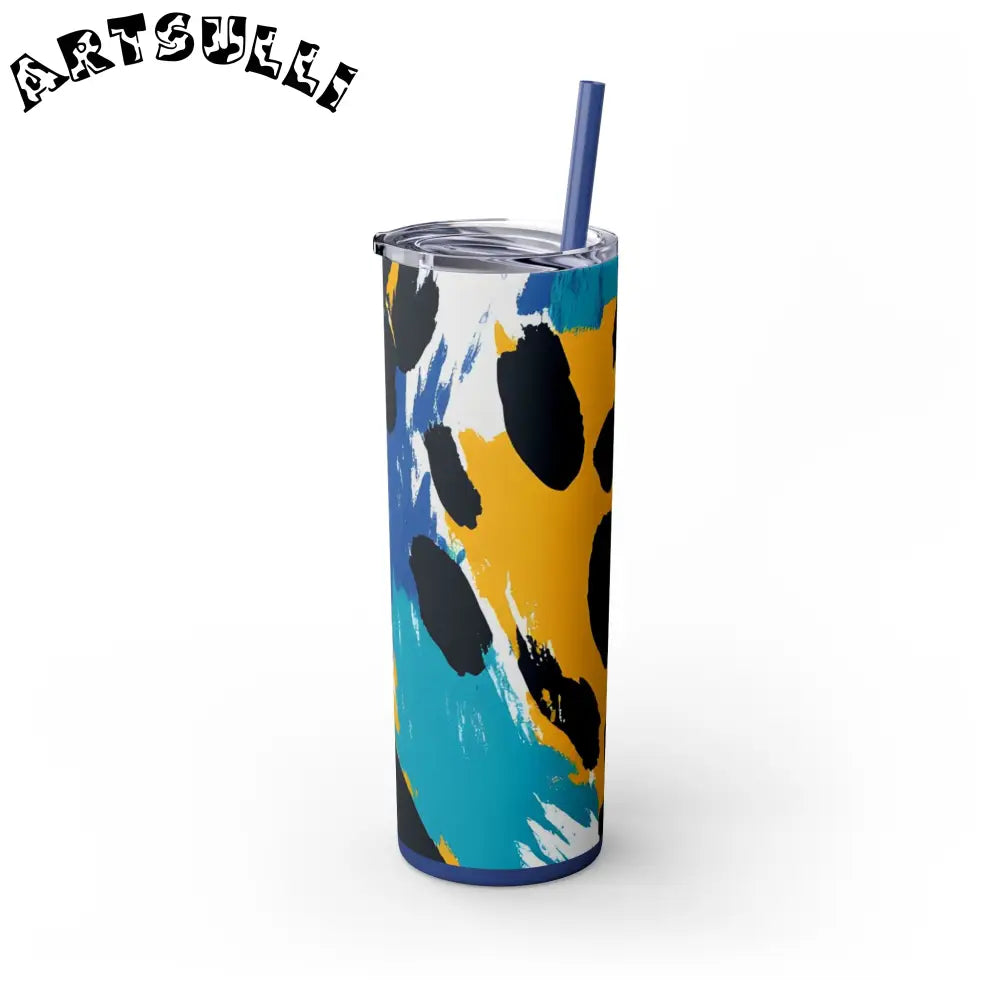 Maars Abstract Personalized Skinny Tumbler, Artsulli - Art is Long, Life is Short, Mug, , , , , , , 