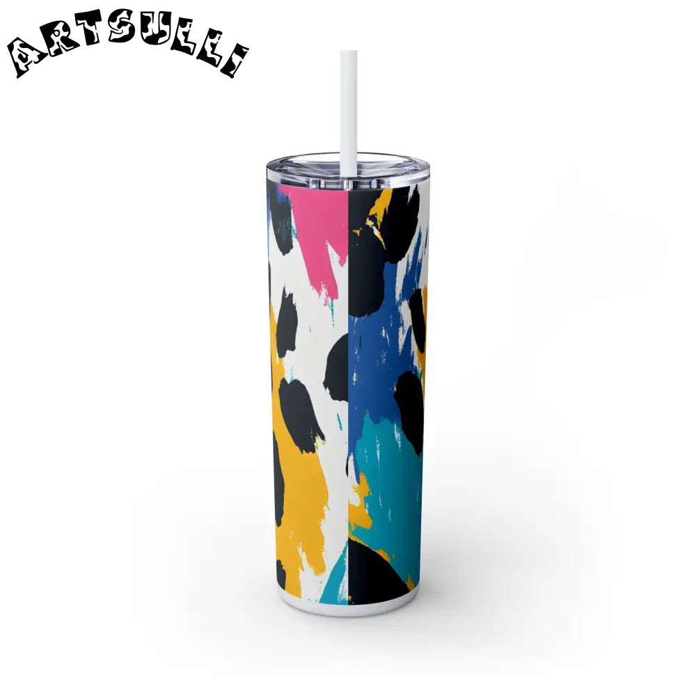 Maars Abstract Personalized Skinny Tumbler, Artsulli - Art is Long, Life is Short, Mug, , , , , , , 