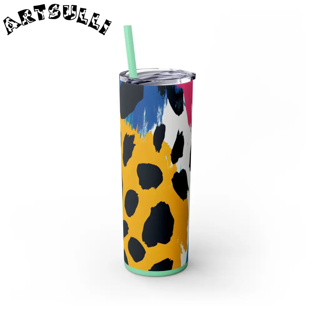 Maars Abstract Personalized Skinny Tumbler, Artsulli - Art is Long, Life is Short, Mug, , , , , , , 