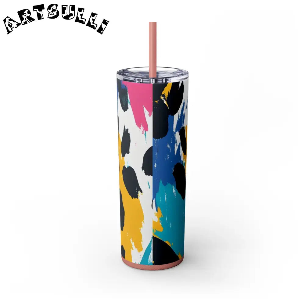 Maars Abstract Personalized Skinny Tumbler, Artsulli - Art is Long, Life is Short, Mug, , , , , , , 