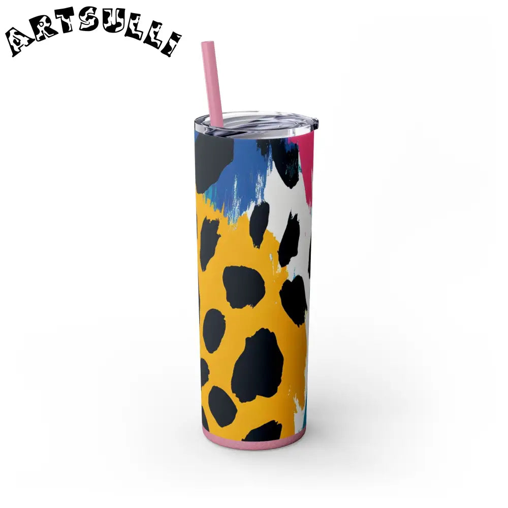 Maars Abstract Personalized Skinny Tumbler, Artsulli - Art is Long, Life is Short, Mug, , , , , , , 