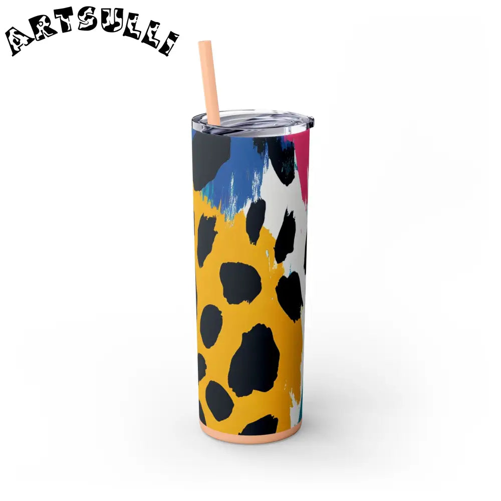 Maars Abstract Personalized Skinny Tumbler, Artsulli - Art is Long, Life is Short, Mug, , , , , , , 