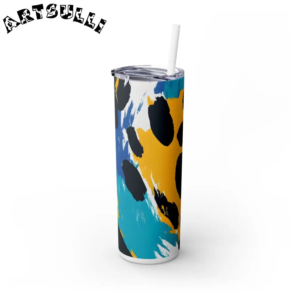 Maars Abstract Personalized Skinny Tumbler, Artsulli - Art is Long, Life is Short, Mug, , , , , , , 
