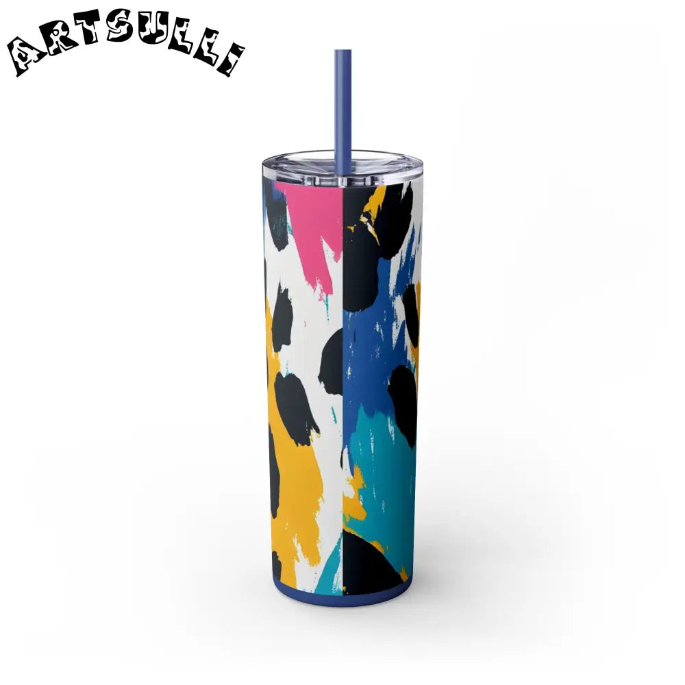 Maars Abstract Personalized Skinny Tumbler, Artsulli - Art is Long, Life is Short, Mug, , , , , , , 