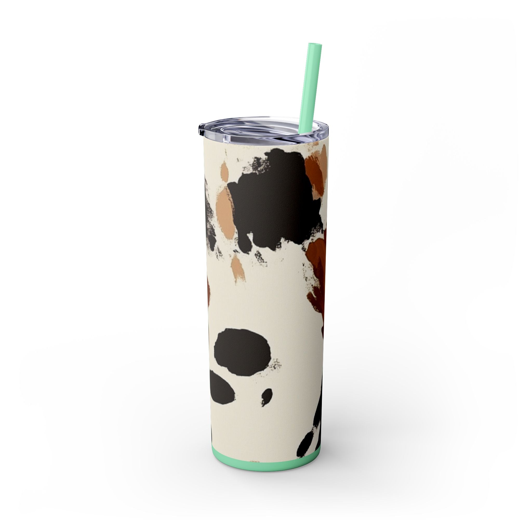 Maars Cow Print Skinny Tumbler, Artsulli - Art is Long, Life is Short, Mug, , , , , , , 