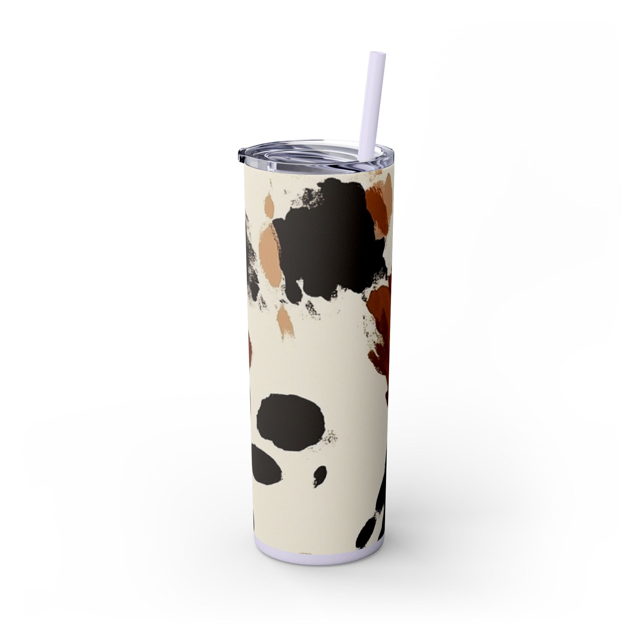 Maars Cow Print Skinny Tumbler, Artsulli - Art is Long, Life is Short, Mug, , , , , , , 