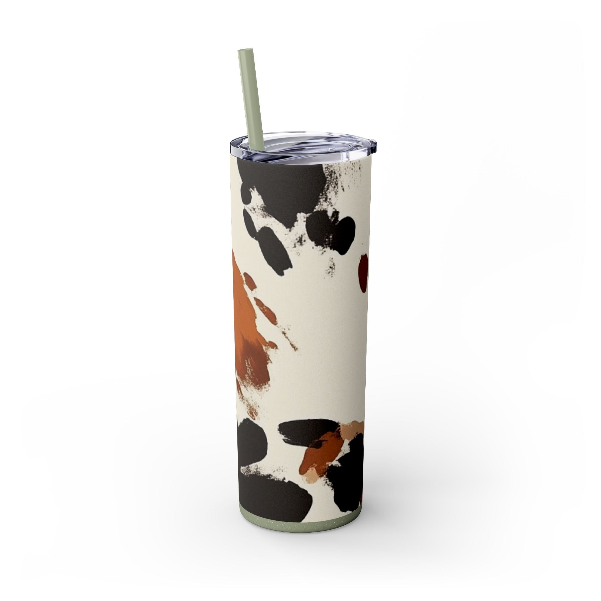 Maars Cow Print Skinny Tumbler, Artsulli - Art is Long, Life is Short, Mug, , , , , , , 