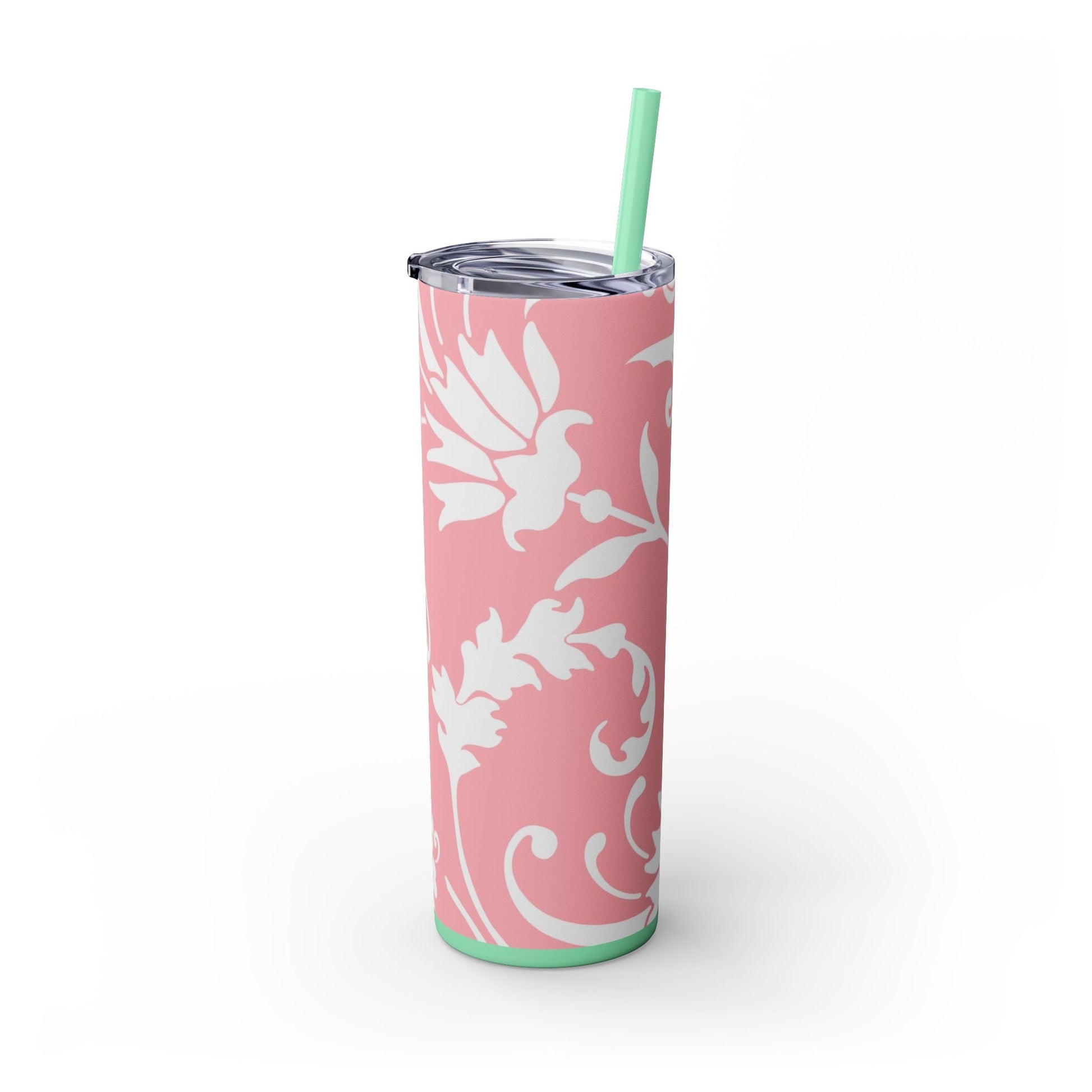 Maars Pink Floral Skinny Tumbler, Artsulli - Art is Long, Life is Short, Mug, , , , , , , 