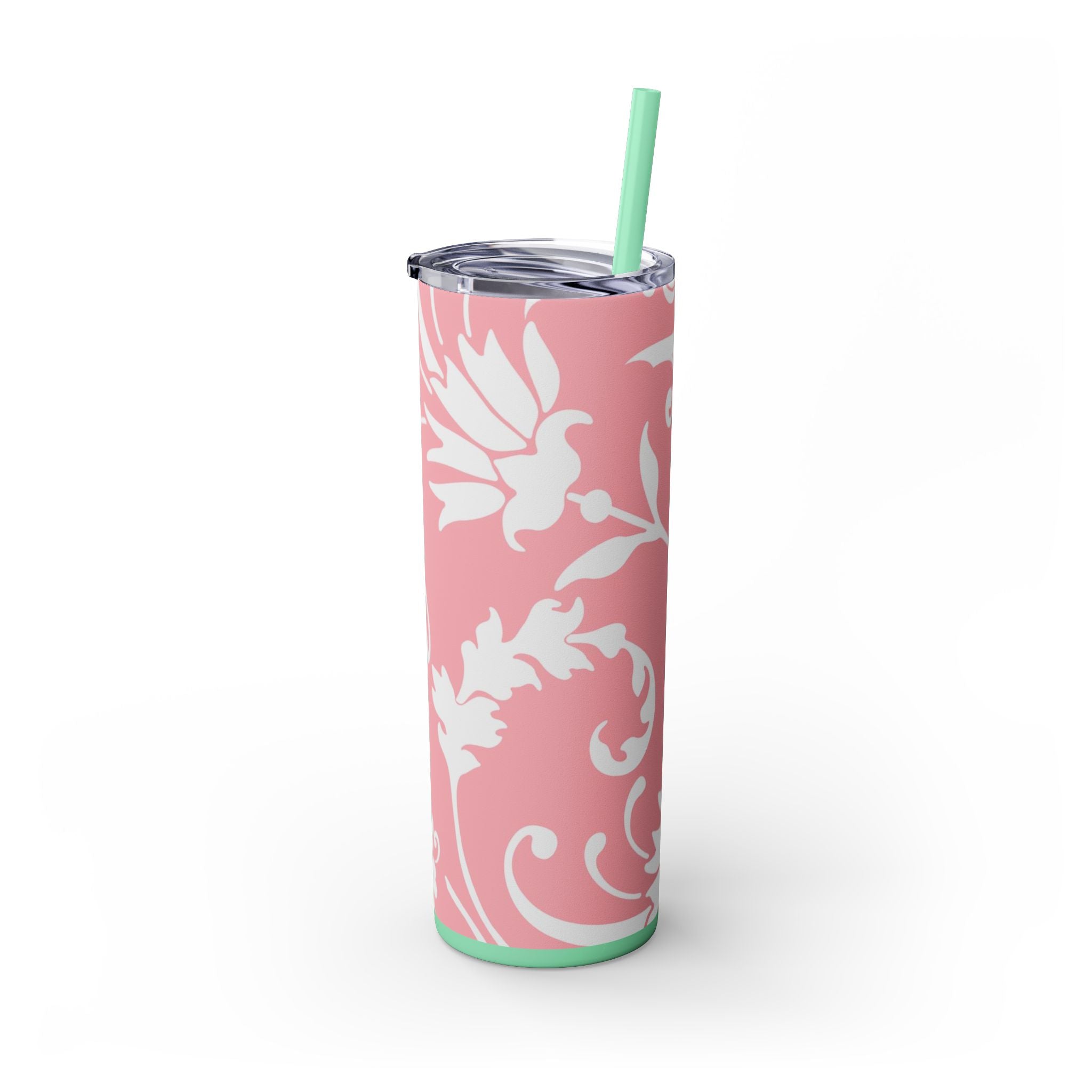 Maars Pink Floral Skinny Tumbler, Artsulli - Art is Long, Life is Short, Mug, , , , , , , 