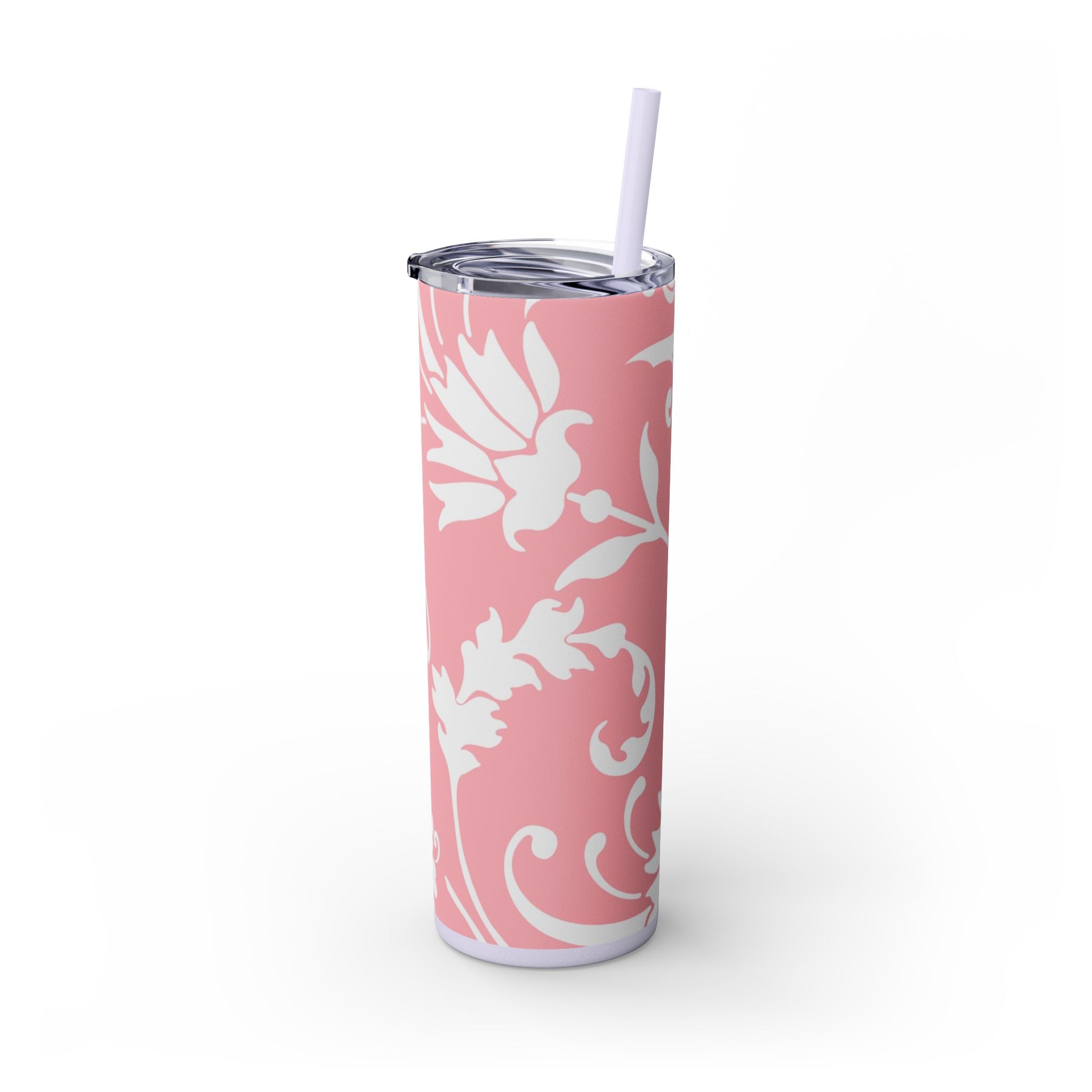 Maars Pink Floral Skinny Tumbler, Artsulli - Art is Long, Life is Short, Mug, , , , , , , 