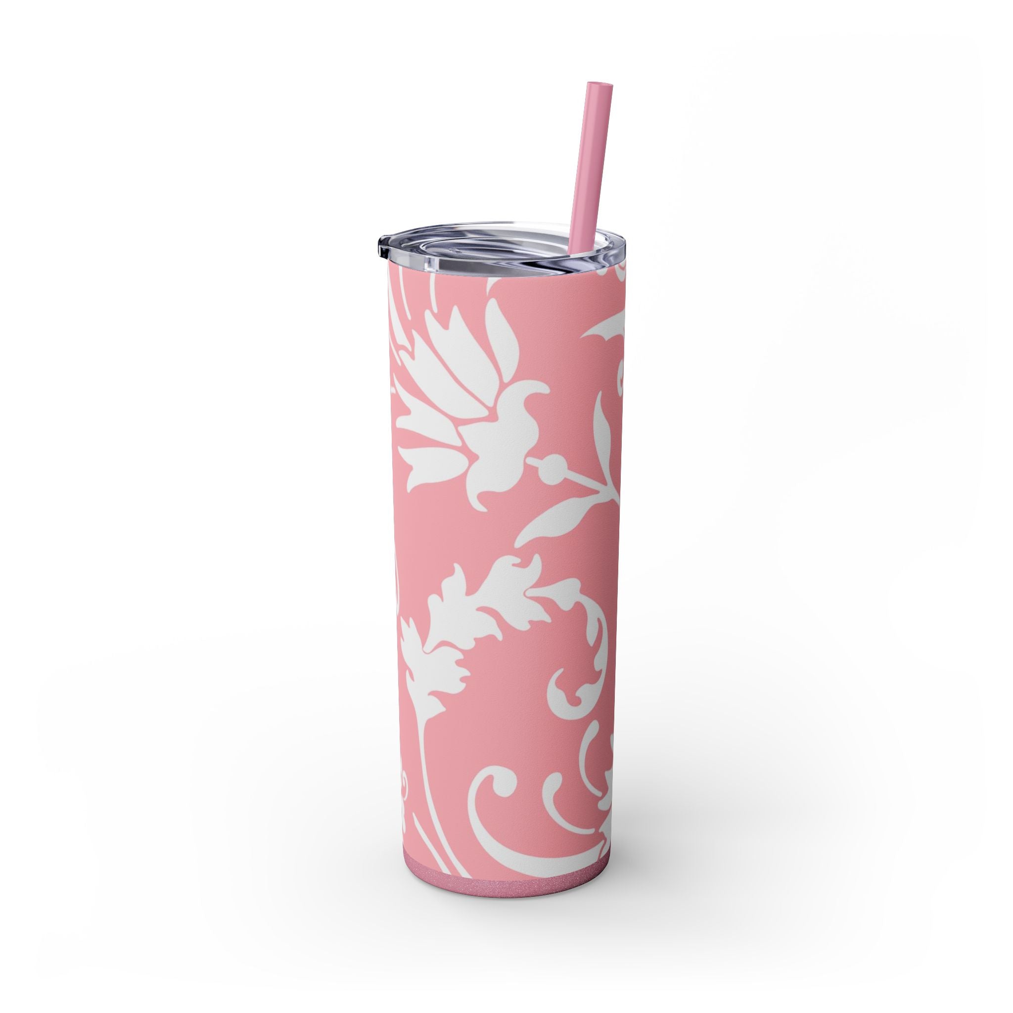 Maars Pink Floral Skinny Tumbler, Artsulli - Art is Long, Life is Short, Mug, , , , , , , 