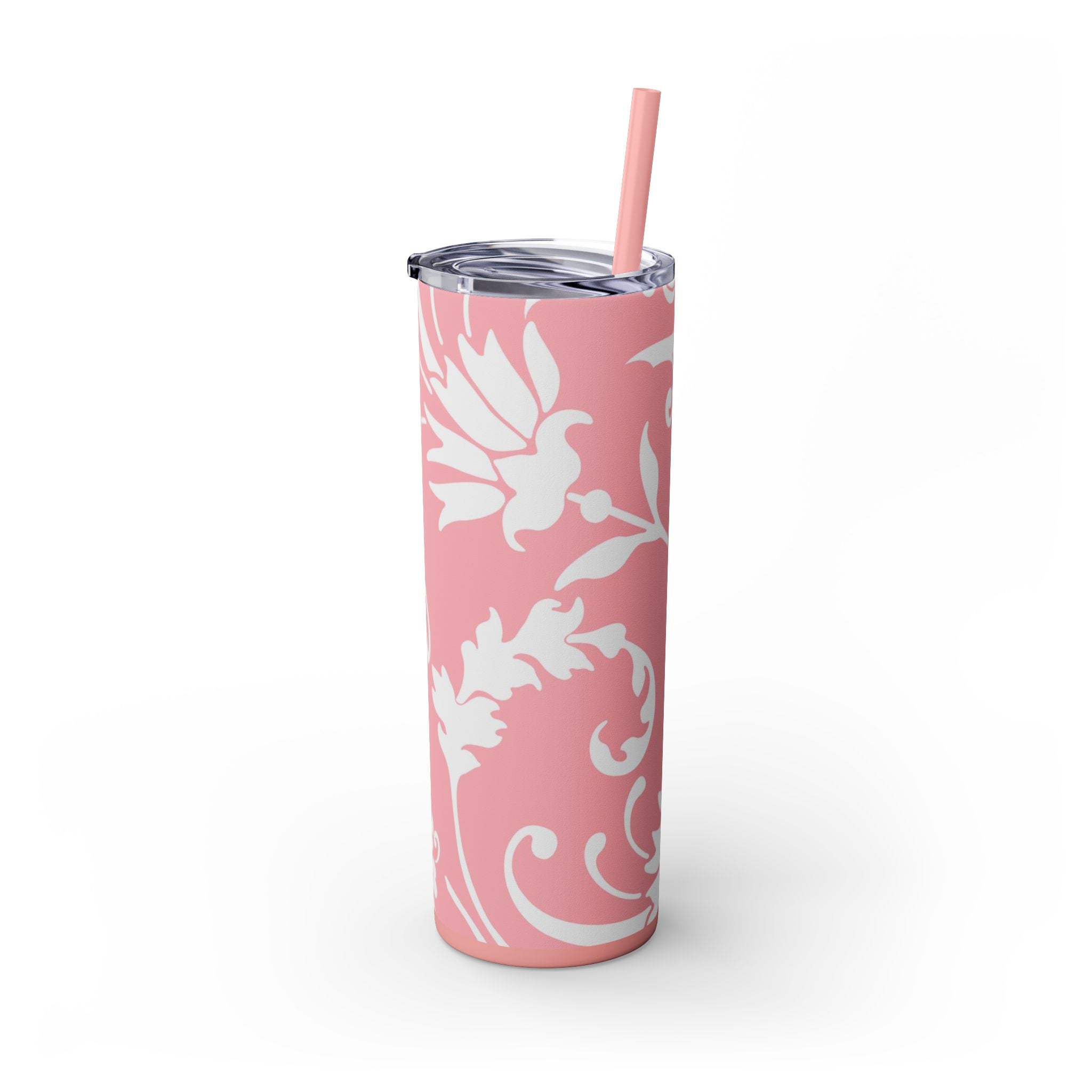 Maars Pink Floral Skinny Tumbler, Artsulli - Art is Long, Life is Short, Mug, , , , , , , 