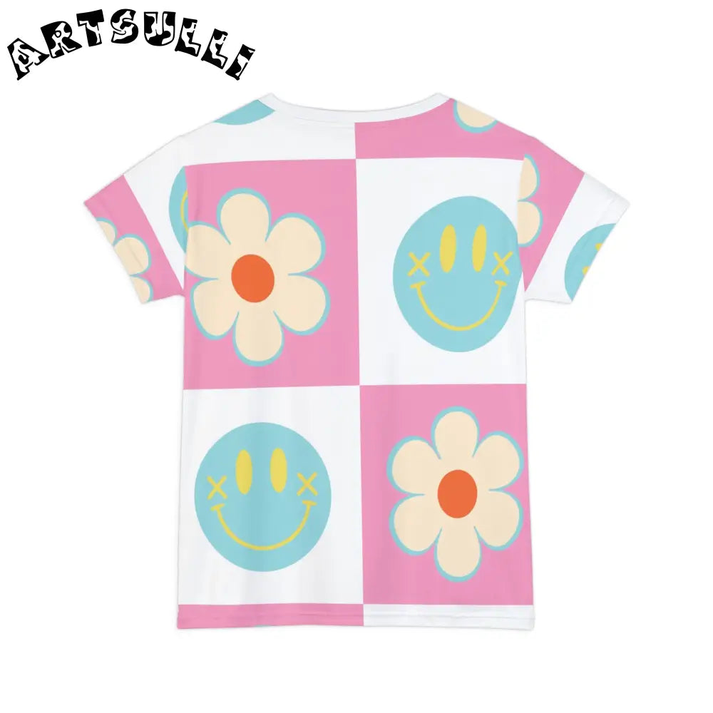 Madotsukis Grin Bloom All-Over-Print Short Sleeve Shirt, Artsulli - Art is Long, Life is Short, All Over Prints, , , , , , , 