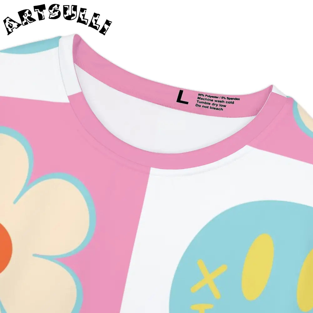 Madotsukis Grin Bloom All-Over-Print Short Sleeve Shirt, Artsulli - Art is Long, Life is Short, All Over Prints, , , , , , , 
