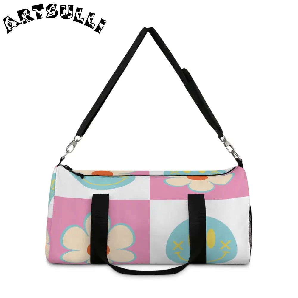 JAKKOUTTHEBXX Madotsukis Grin Bloom Custom Printed Duffel Bag 2025