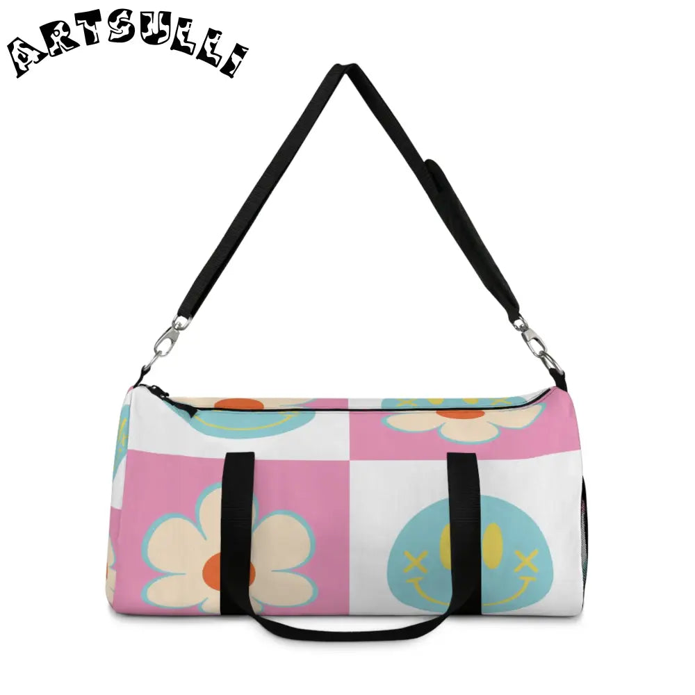JAKKOUTTHEBXX Madotsukis Grin Bloom Custom Printed Duffel Bag 2025
