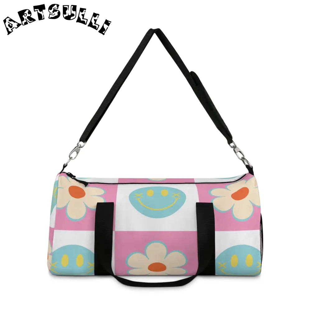 JAKKOUTTHEBXX Madotsukis Grin Bloom Duffel Bag 2025