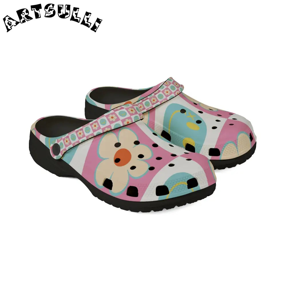 Madotsukis Grin Bloom EVA Foam Clogs, Artsulli - Art is Long, Life is Short, Shoes, , , , , , , 