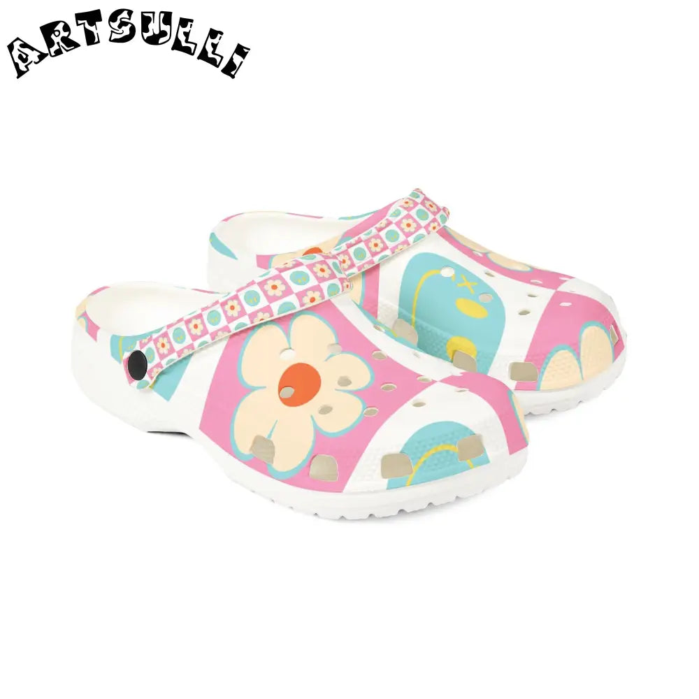 Madotsukis Grin Bloom EVA Foam Clogs, Artsulli - Art is Long, Life is Short, Shoes, , , , , , , 