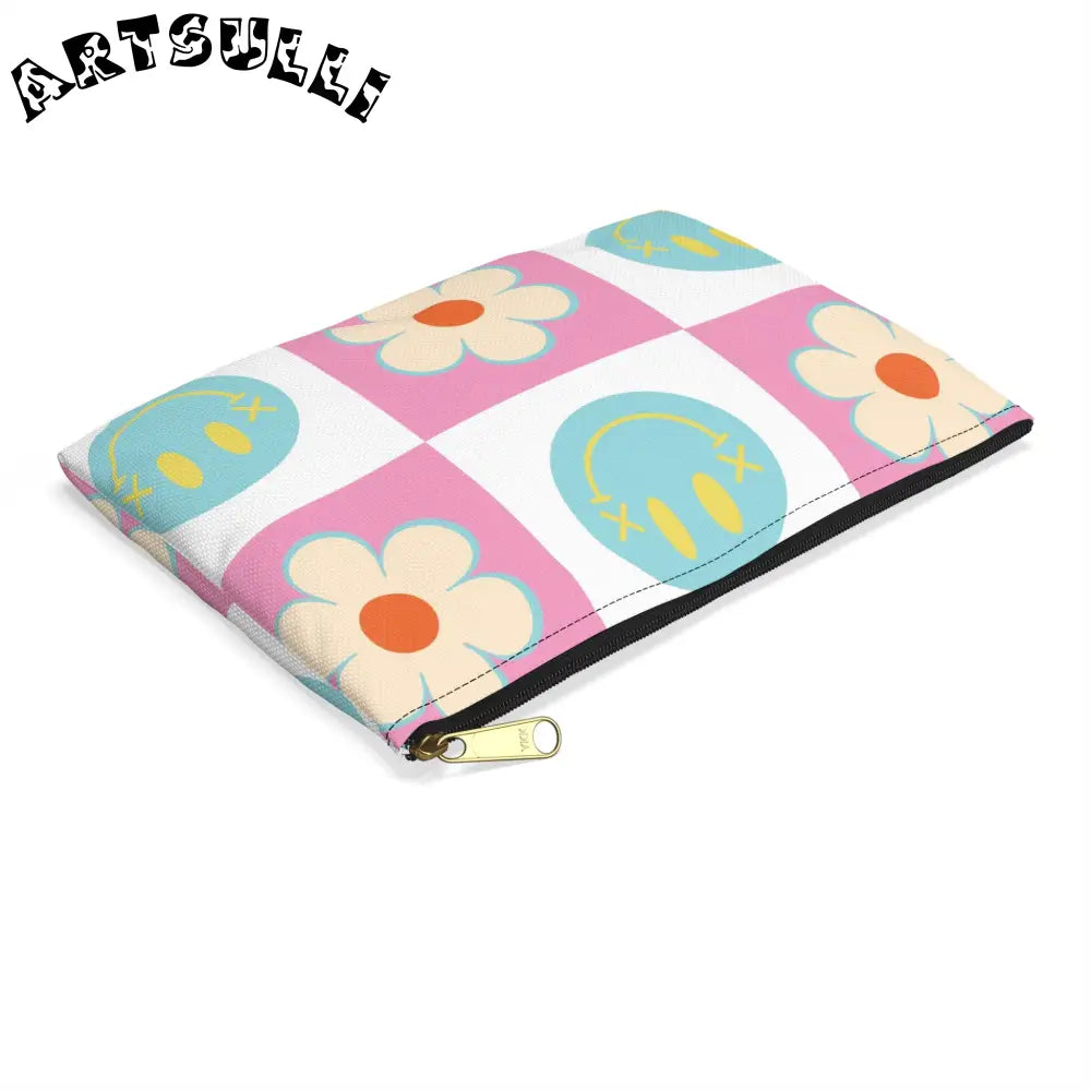 Madotsukis Grin Bloom Flat Pouch, Artsulli - Art is Long, Life is Short, Bags, , , , , , , 