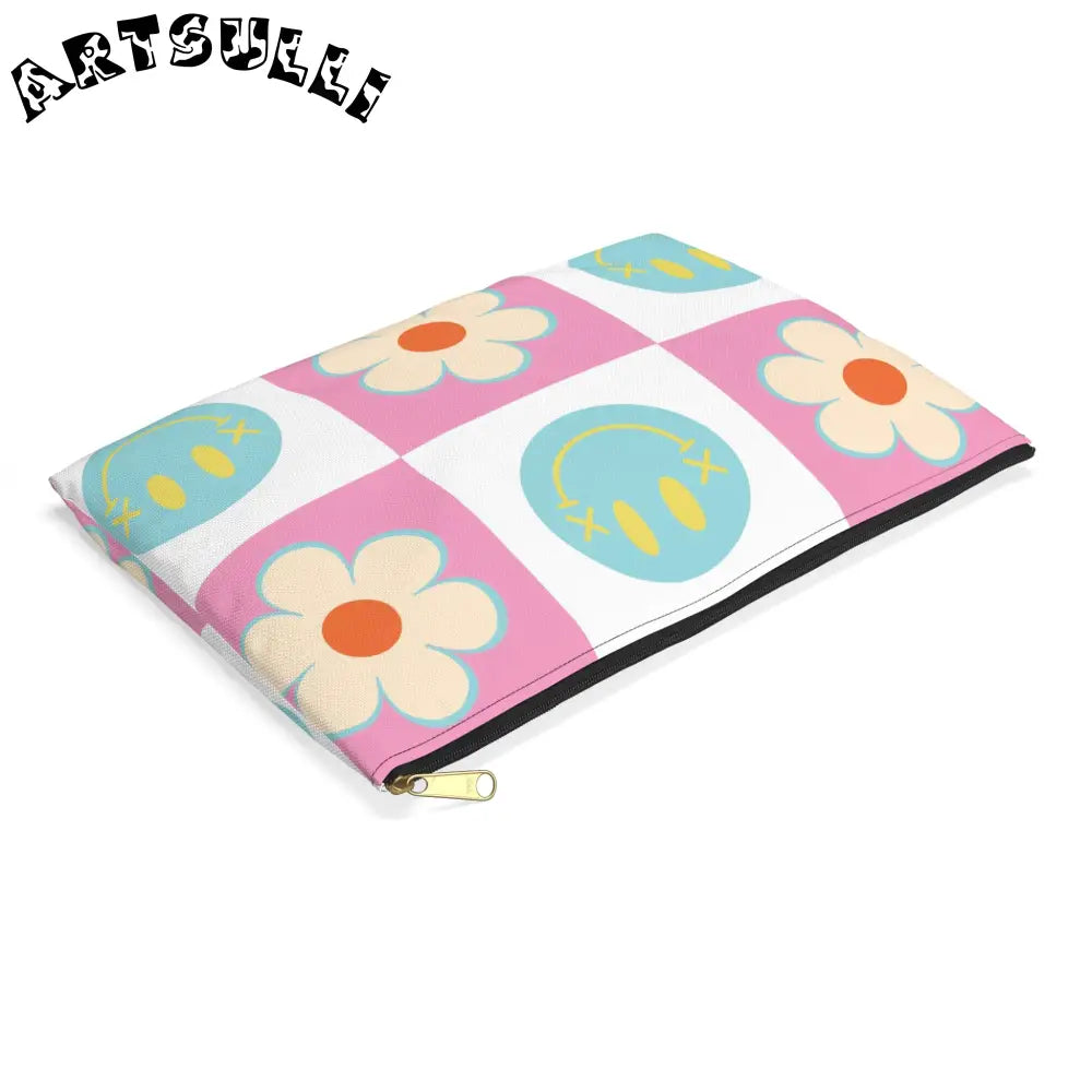 Madotsukis Grin Bloom Flat Pouch, Artsulli - Art is Long, Life is Short, Bags, , , , , , , 