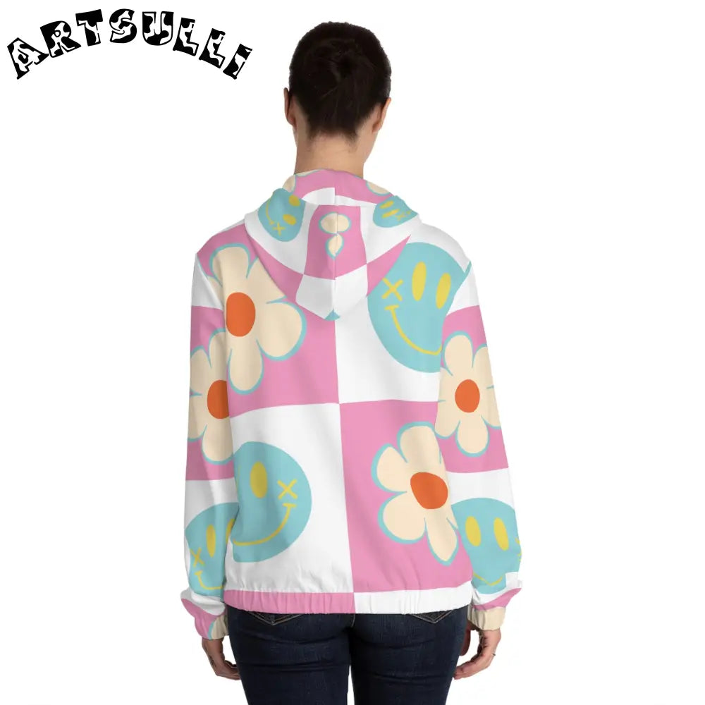 Madotsukis Grin Bloom Stay Warm Zip Hoodie, Artsulli - Art is Long, Life is Short, All Over Prints, , , , , , , 