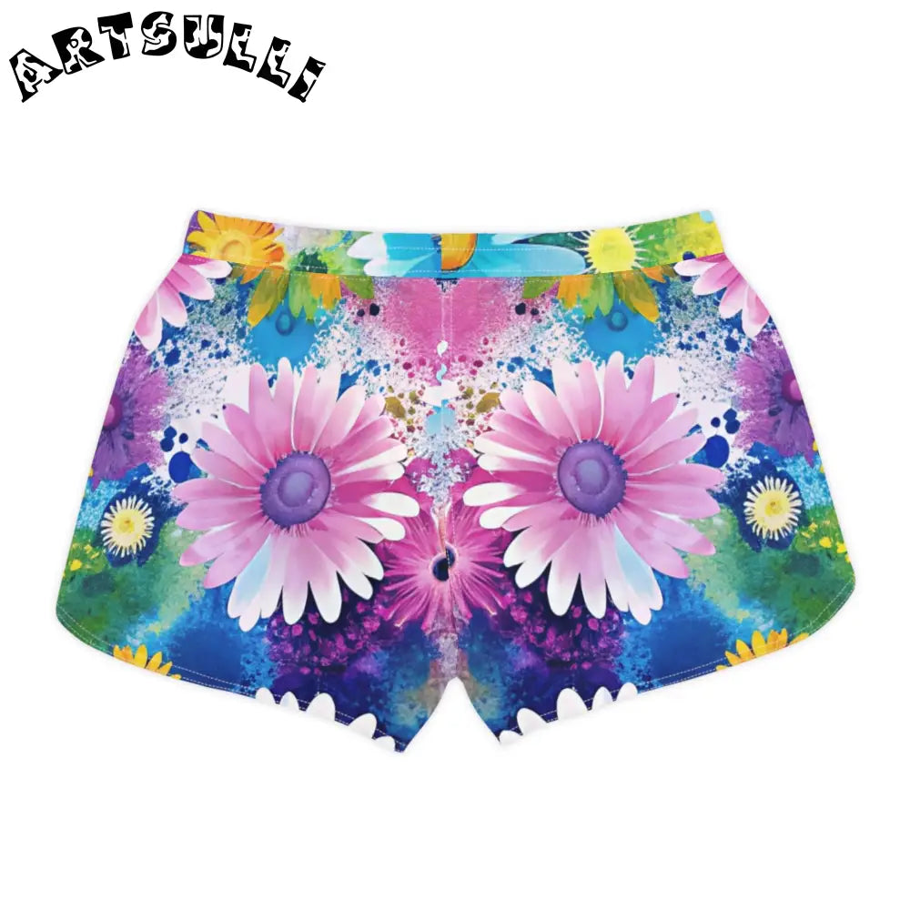 Magical Flower Explosion Athletic Shorts, Artsulli - Art is Long, Life is Short, All Over Prints, , , , , , , 