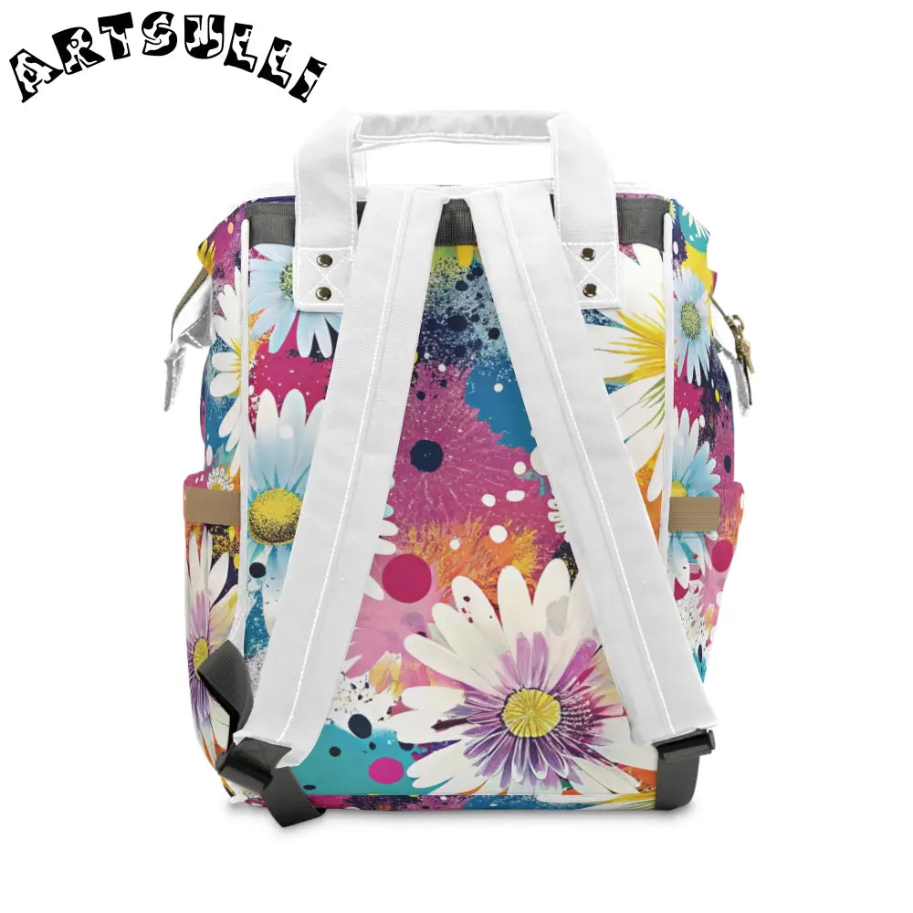 JAKKOUTTHEBXX Magical Flower Explosion Diaper Backpack 2025