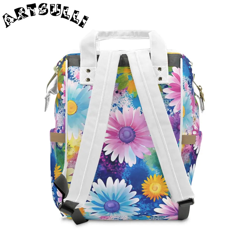 JAKKOUTTHEBXX Magical Flower Explosion Diaper Backpack 2025