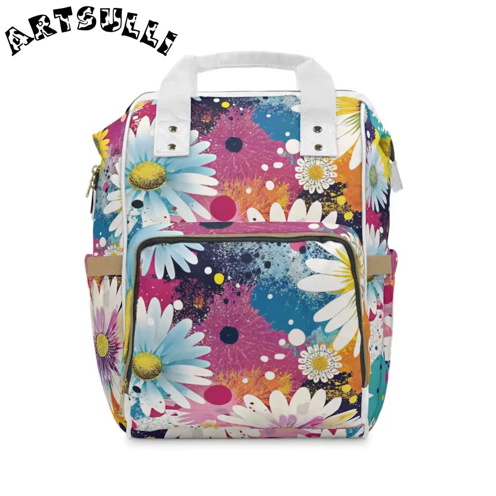 JAKKOUTTHEBXX Magical Flower Explosion Diaper Backpack 2025