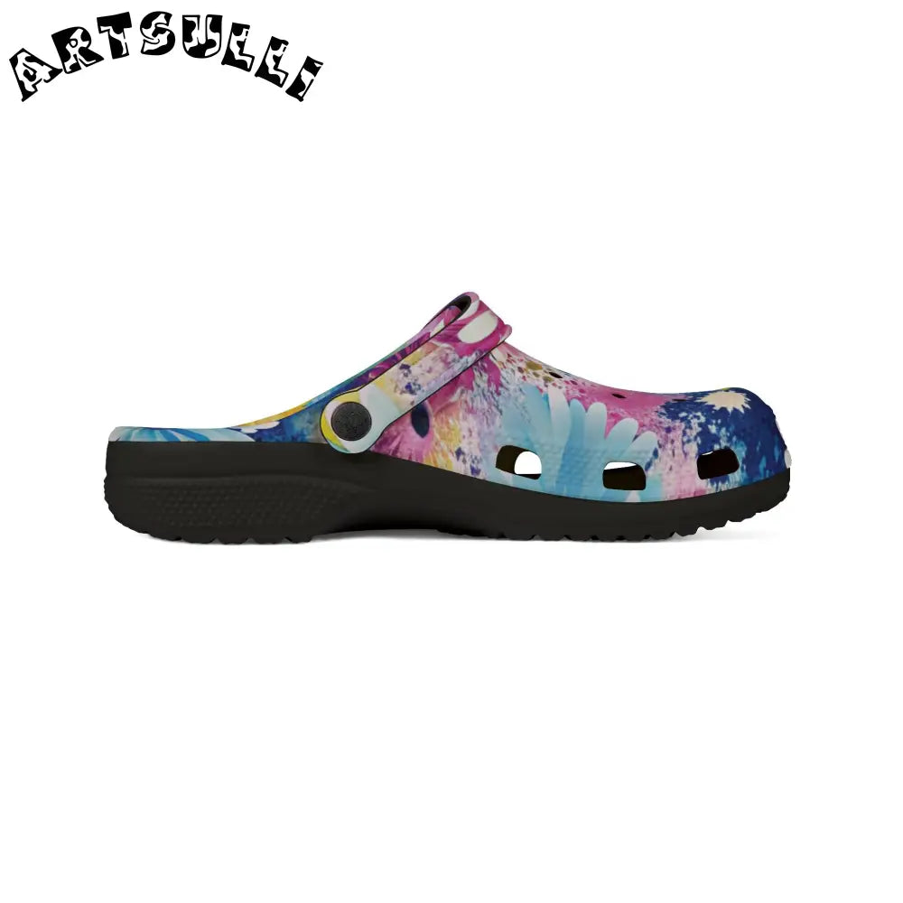 Magical Flower Explosion EVA Foam Clogs, Artsulli - Art is Long, Life is Short, Shoes, , , , , , , 