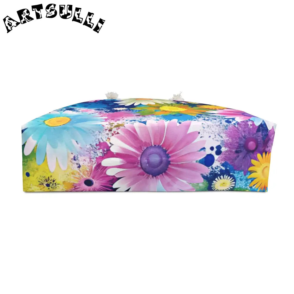 Magical Flower Explosion Oversized Weekender Tote, Artsulli - Art is Long, Life is Short, Bags, , , , , , , 
