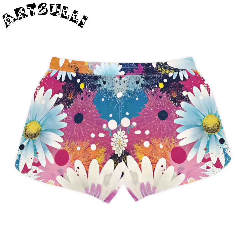 Magical Flower Explosion Shorts, Artsulli - Art is Long, Life is Short, All Over Prints, , , , , , , 