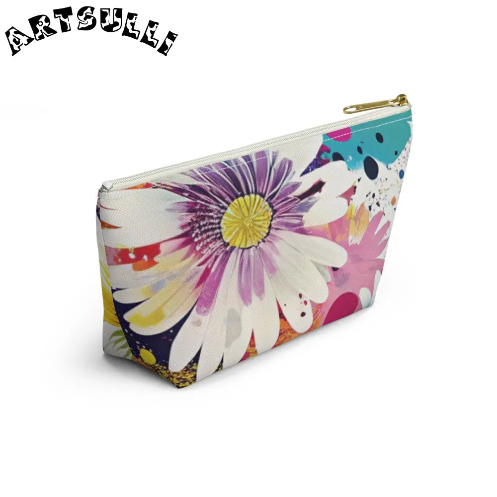 Magical Flower Explosion T-Bottom Pouches, Artsulli - Art is Long, Life is Short, Bags, , , , , , , 