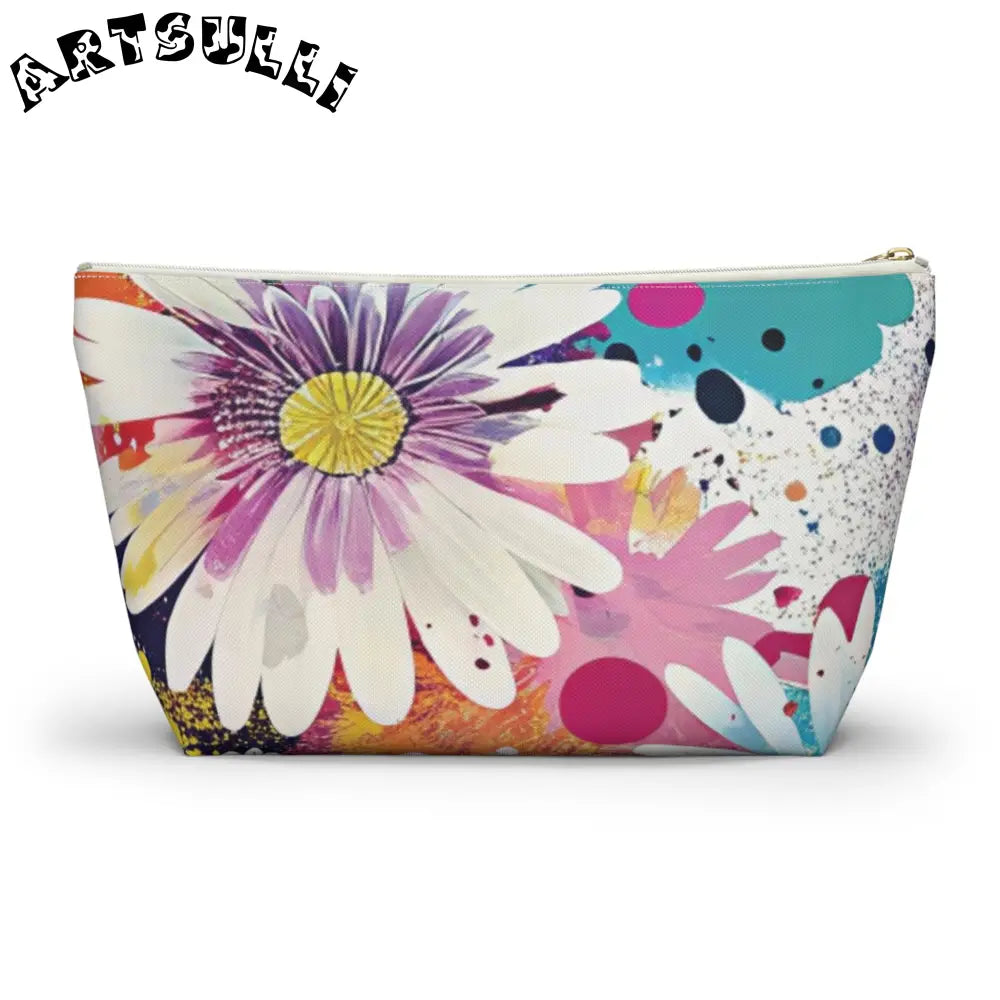 Magical Flower Explosion T-Bottom Pouches, Artsulli - Art is Long, Life is Short, Bags, , , , , , , 