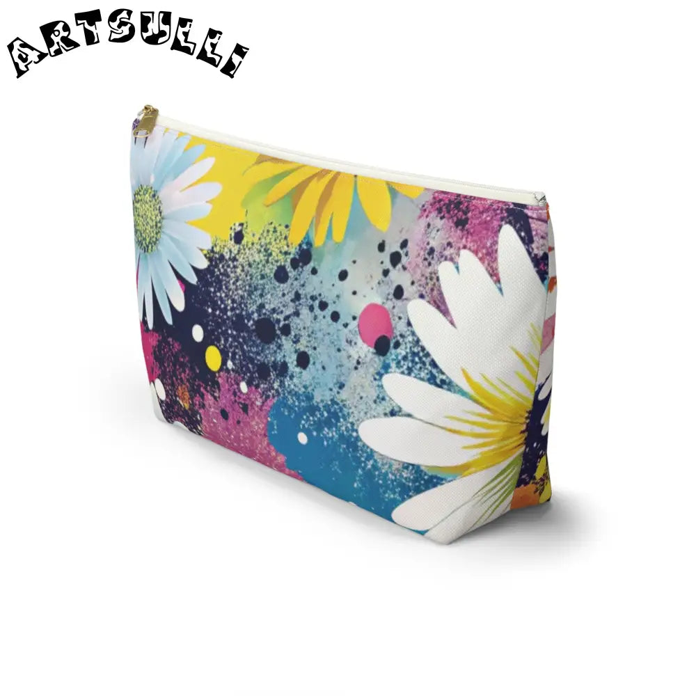 Magical Flower Explosion T-Bottom Pouches, Artsulli - Art is Long, Life is Short, Bags, , , , , , , 