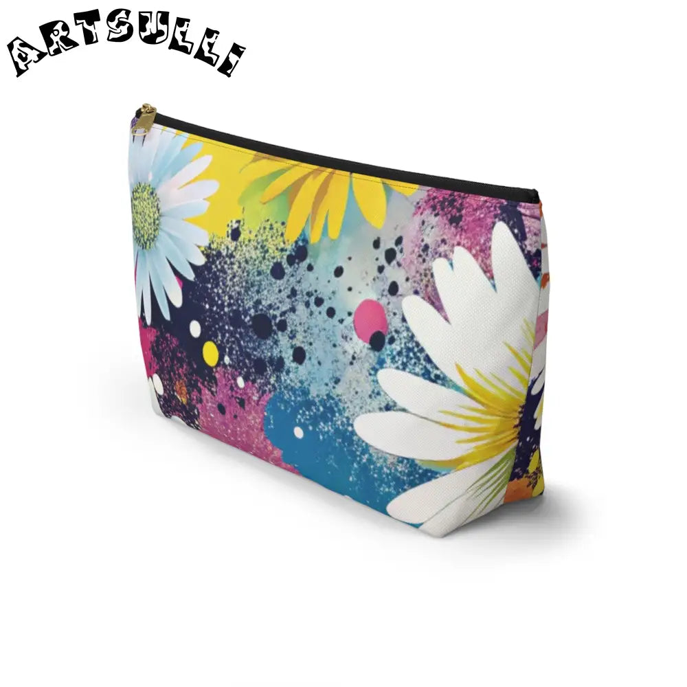 Magical Flower Explosion T-Bottom Pouches, Artsulli - Art is Long, Life is Short, Bags, , , , , , , 