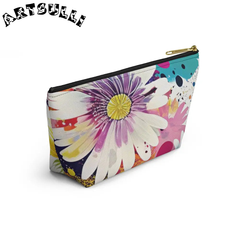 Magical Flower Explosion T-Bottom Pouches, Artsulli - Art is Long, Life is Short, Bags, , , , , , , 