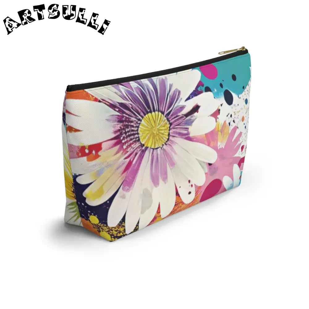 Magical Flower Explosion T-Bottom Pouches, Artsulli - Art is Long, Life is Short, Bags, , , , , , , 