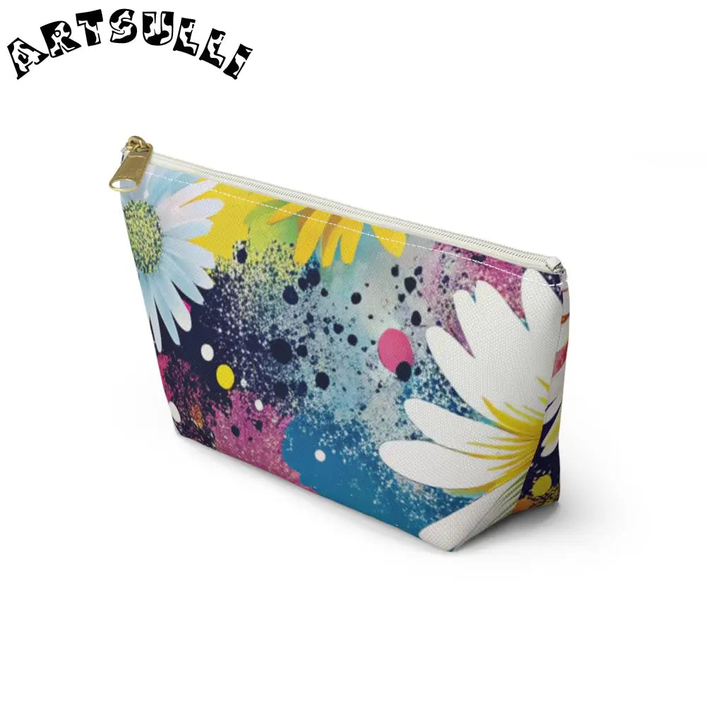 Magical Flower Explosion T-Bottom Pouches, Artsulli - Art is Long, Life is Short, Bags, , , , , , , 