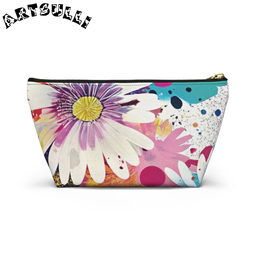 Magical Flower Explosion T-Bottom Pouches, Artsulli - Art is Long, Life is Short, Bags, , , , , , , 