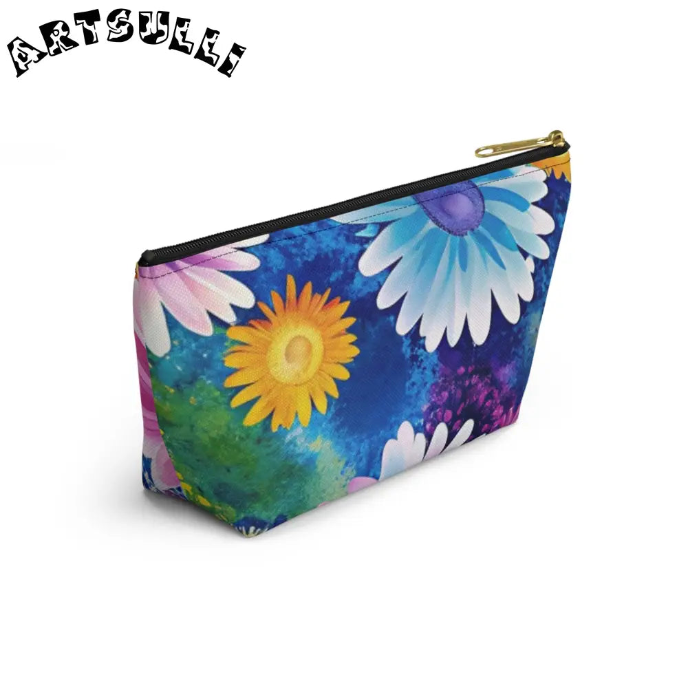 Magical Flower Explosion T-Bottom Pouches, Artsulli - Art is Long, Life is Short, Bags, , , , , , , 