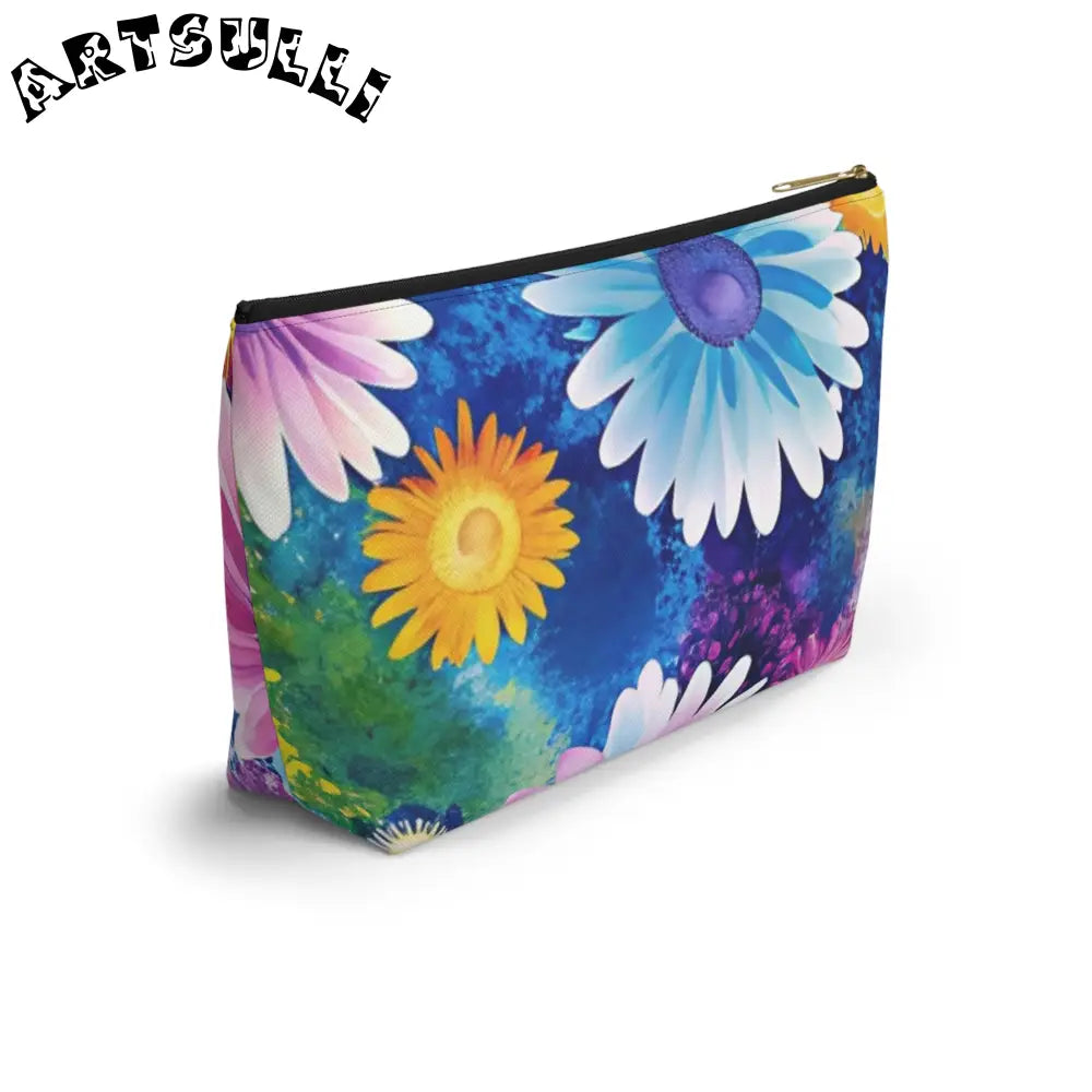 Magical Flower Explosion T-Bottom Pouches, Artsulli - Art is Long, Life is Short, Bags, , , , , , , 
