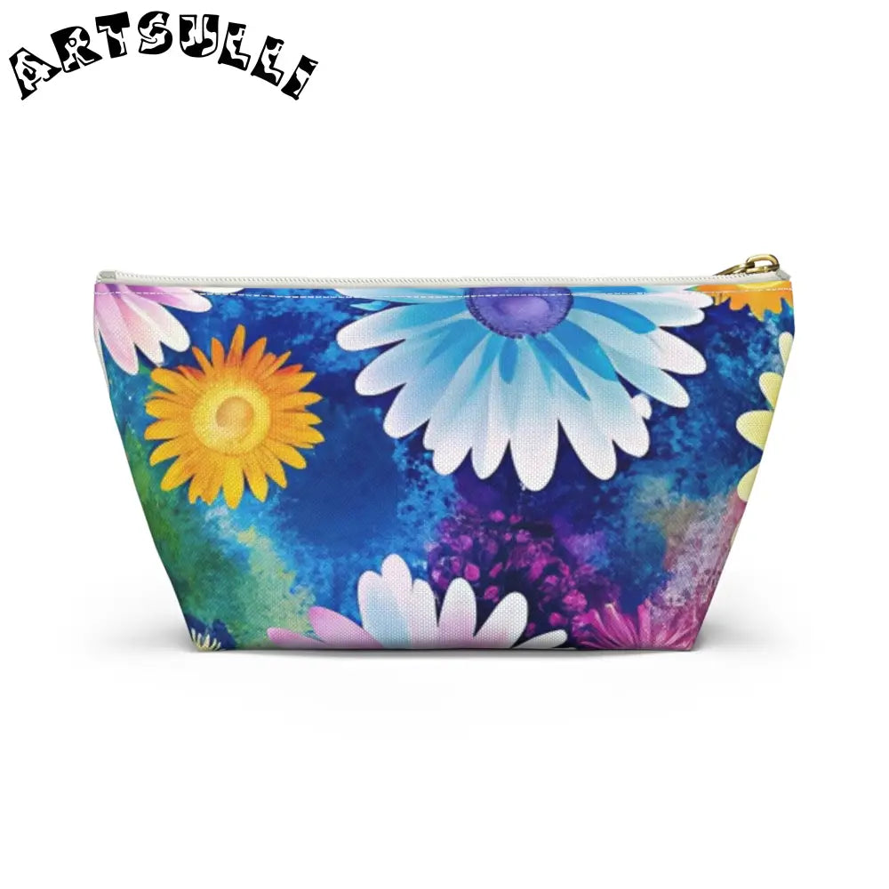 Magical Flower Explosion T-Bottom Pouches, Artsulli - Art is Long, Life is Short, Bags, , , , , , , 
