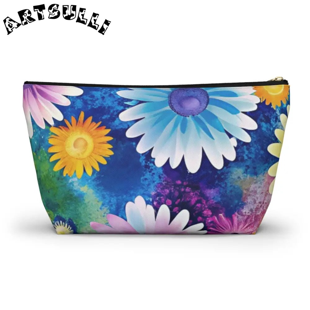 Magical Flower Explosion T-Bottom Pouches, Artsulli - Art is Long, Life is Short, Bags, , , , , , , 