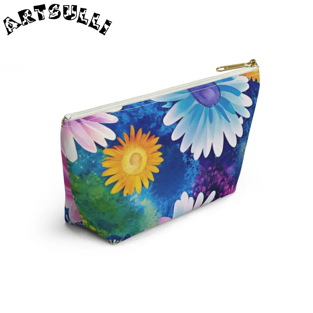 Magical Flower Explosion T-Bottom Pouches, Artsulli - Art is Long, Life is Short, Bags, , , , , , , 